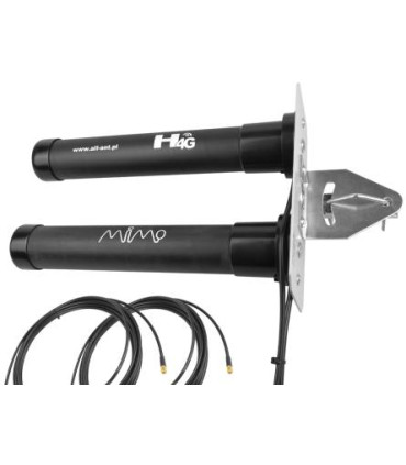Antena internetui H4G MIMO    1800-2200 MHz,LTE  2x15dBi, 2x15m kabelis, 2xSMA tipo kištukai