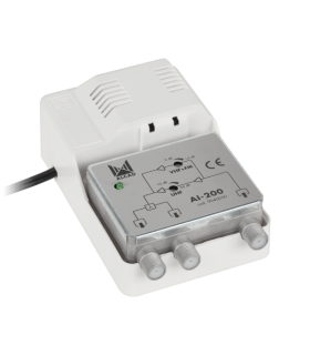 copy of TV signalo stiprintuvas reguliuojamas  ANT AMP2 su dviem išėjimais 1-60kanalo