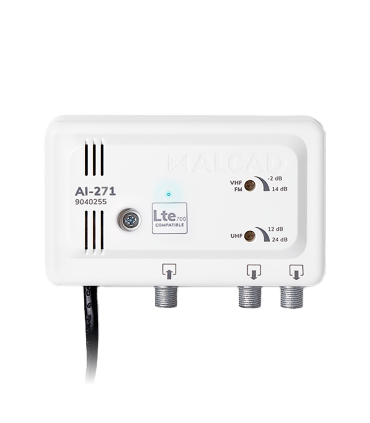 copy of TV signalo stiprintuvas reguliuojamas  ANT AMP2 su dviem išėjimais 1-60kanalo