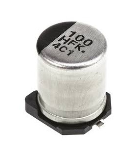 Elektrolitinis kondensatorius 100uF 50V SMD 105° 10.2x8mm