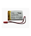 copy of Akumuliatorius su krovimo pl.LP523450 900mAh  Li-Ion 3.7V 5.2x34x50mm