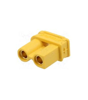 Dviguba srovinė  jungtis lizdas    XT30 ,DC, 15A, 500V