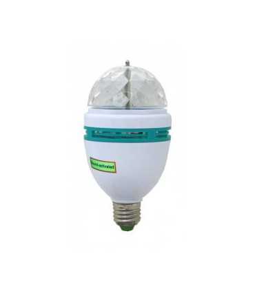 Kompaktiškas LED šviesos efektas lemputė 12MB-VK su mikrofonu