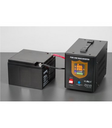 copy of Nepertraukiamo maitinimo šaltinis 500 / 300W 12V/230Vac sinusas, kilnojamas  kartu su akumuliatoriaus krovimo funkcija