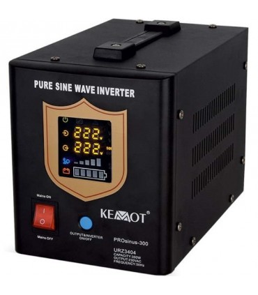 copy of Nepertraukiamo maitinimo šaltinis 500 / 300W 12V/230Vac sinusas, kilnojamas  kartu su akumuliatoriaus krovimo funkcija