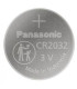 Ličio jonų  3 Voltų baterijos PANASONIC CR2032 Ø20x3,2mm 230mAh  1vnt