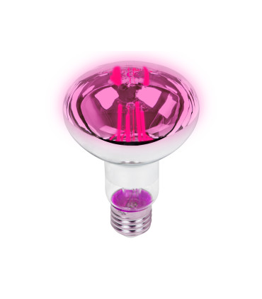 Pilno spektro lempa augalams auginti. E27 A60 LED 9W R80