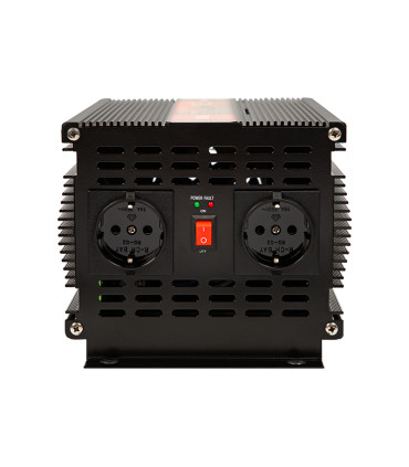 Įtampos keitiklis  12V/230V modifikuotas sinusas 500W (max1000W) +USB lizdas max.2,1A