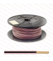 Laidas automobilinis FLRY-B 1x0.35mm² rožinis su juoda juostele 1m