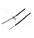 copy of Temperaturinis jutiklis PT1000 cilindrinis metalinis kabelis 1.5M 6x50mm -50-250C