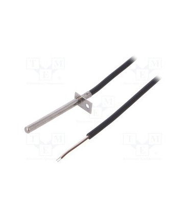 copy of Temperaturinis jutiklis PT1000 cilindrinis metalinis kabelis 1.5M 6x50mm -50-250C