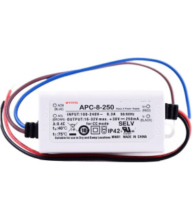 copy of Impulsinis maitinimo šaltinis, stabilizuotos srovės LED 20W 0,6A  IP65 54x22x19mm