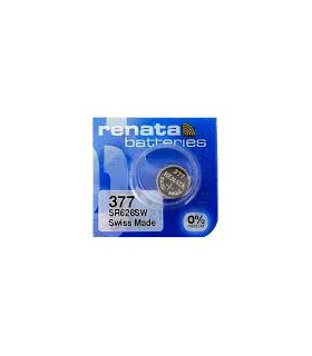 Sidabro oksido baterija  377, SR626SW,V377  1,55V  6,8x2,6mm