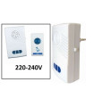 Belaidis durų skambutis , buitinis  AC230V / DC12V