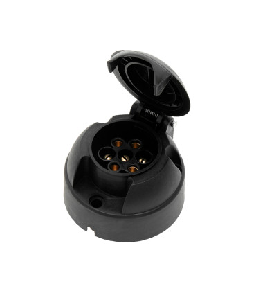 Automobilio priekabos maitinimo lizdas(rozetė) plastikinis  7p