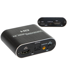 HDMI signalo keitiklis į analoginį garso signalą.Suteikia galimybę prijungti prie TV audio centrą, stiprintuvą.