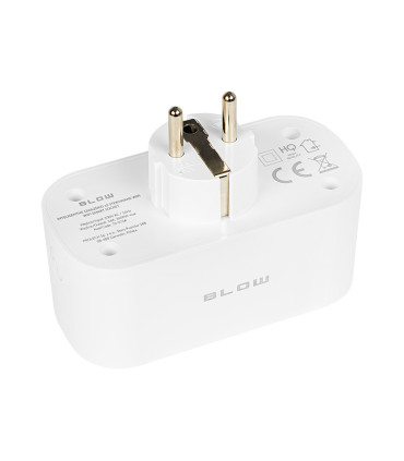 Išmanioji Wi-Fi dviguba  rozetė, Wi-Fi, 3600W 16A,  TUYA