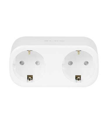 Išmanioji Wi-Fi dviguba  rozetė, Wi-Fi, 3600W 16A,  TUYA