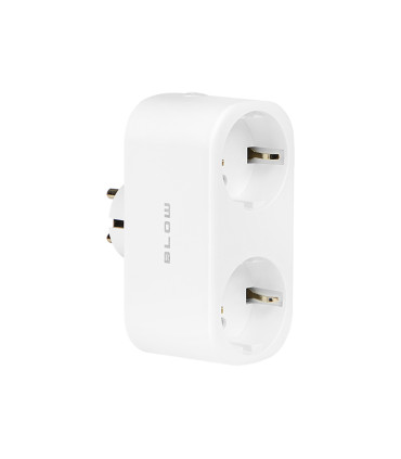 Išmanioji Wi-Fi dviguba  rozetė, Wi-Fi, 3600W 16A,  TUYA