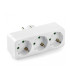 Šakotuvas tinklo 3 lizdų 250V 16A su įžeminimu