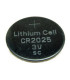 Ličio jonu 3V nominalo CR2025 dydžio baterija.