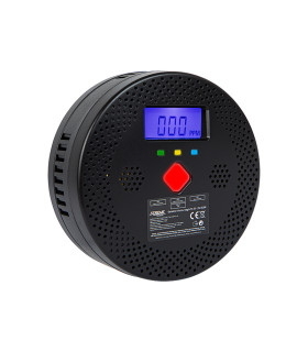 Išmanus, Wi-Fi smalkių (anglies monoksido)  (CO) detektorius TC30 WiFi TUYA – juodas