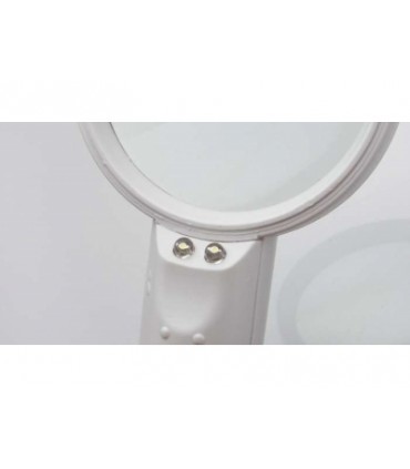 Lupa,padidinimo stiklas su LED pašvietimu 15x didinimas, Ø37mm, su LED pašvietimu