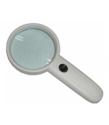 copy of Lupa,padidinimo stiklas su LED pašvietimu 5x didinimas, Ø50mm, su LED pašvietimu