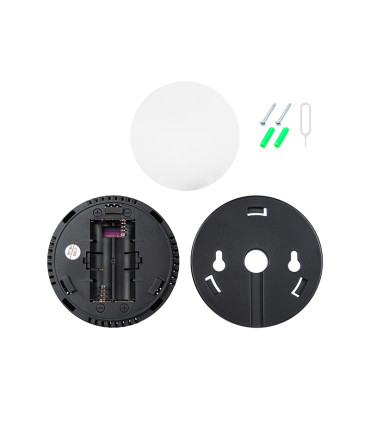 Išmanus, Wi-Fi smalkių (anglies monoksido)  (CO) detektorius TC30 WiFi TUYA – juodas