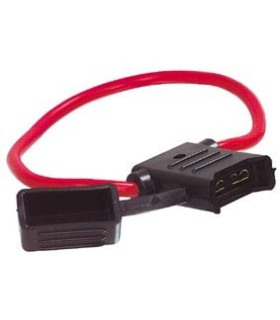 Saugiklio lizdas MAXI saugikliui kabelinis su dangteliu, Ø5mm