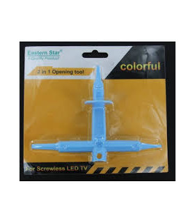 Plastikinis raktas Samsung televizoriaus korpusui atidaryti „du viename“ BN81-12884 juodas + BN81-14946B