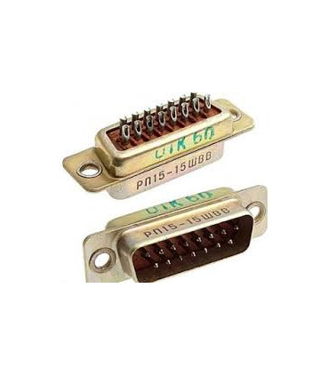 Kištukas   15 kontaktų   kabelinis RP15-15Š