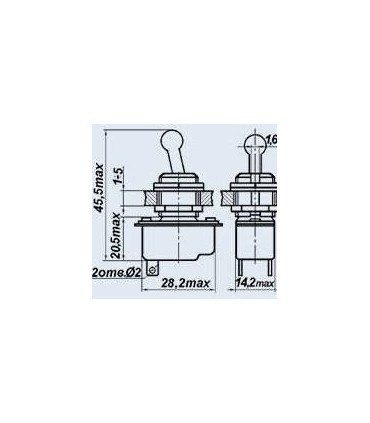 copy of Tumbleris 3-pin 2-poz. švieč. 12V 16A (221)