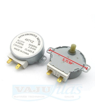 copy of Mikrobangų krosnelės varikliukas, 5-6RPM, 4W, 220VOriginalus kodas: 	9197009002, 00602110, 602110, 481236158449