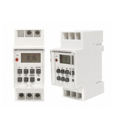 Programuojamas savaitinis taimeris ant DIN bėgelio