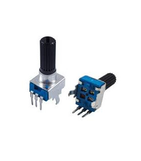 Potenciometras 10K tiesinis ,linijinis mono 10k R9011-1-10K SR PASSIVES