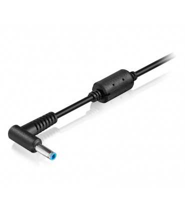 Maitinimo kabelis 1.2m su kampiniu kištuku DC 4.5/3.0/0.6 12mm, su feritiniu filtru pritaikytas 45-90W HP maitinimo šaltiniams