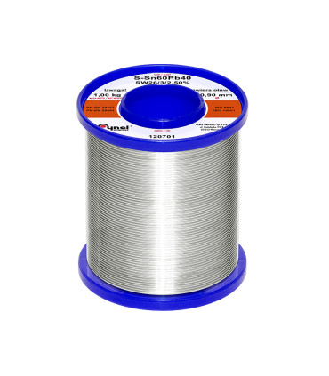 Lydmetalis 0.9mm 1Kg. Sn60PB40  su fliusu SW26 (tik profesionaliam naudojimui)