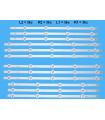 copy of TV apšvietimo juostų komplektas PHILIPS 50" LED (6R+ 6L)  , ES-056-R/6-V08