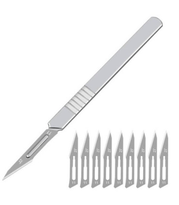 copy of Peiliukų rinkinys AG607A su 6vnt. keičiamom geležtėm