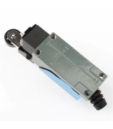 Galinės padėties jungiklis su reguliuojama svirtimi R20-72mm ir ratuku Ø18mm