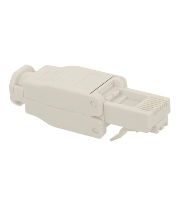 Kištukas telefono/interneto WM8P8C RD ( RJ-45 ) CAT 5/6