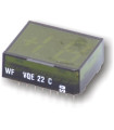 Indikatorius LED 2x7 segm. VQE22 raudonas , bendras anodas