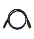 Laidas , kabelis HDMI-HDMI 19pol.kištukai  0.8m auksiniai k.