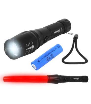 copy of Žibintuvėlis įkraunamas 8W LED, 3.7V  Li-Ion 18650, 600lm