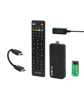 Skaitmeninis TV priedėlis 2 standartu nekoduotoms antžeminės TV programoms žiūrėti 6006FHD MINI
