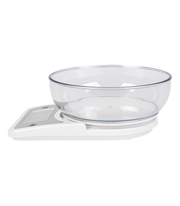 Virtuvinės svarstyklės KS204 , su dubeniu  5kg / 1 gr , 2x AAA