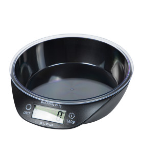 Virtuvinės svarstyklės KS206 , su dubeniu 0,7L  5kg / 1 gr , CR2032