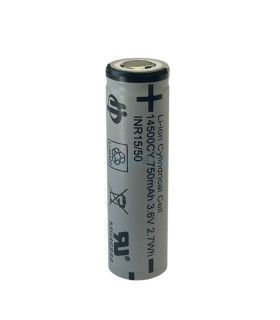 Akumuliatorius  14500 3.6V-750mAh lith. ( Orginalus kodas: 14500CY HIGHPOWER,UR14500AC UR14500Y US14500V)