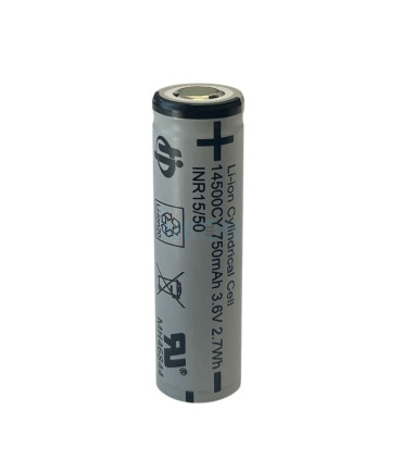 Akumuliatorius  14500 3.6V-750mAh lith. ( Orginalus kodas: 14500CY HIGHPOWER,UR14500AC UR14500Y US14500V)